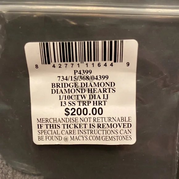 Open work Hearts 1/10 KT  SS Necklace - Picture 7 of 9